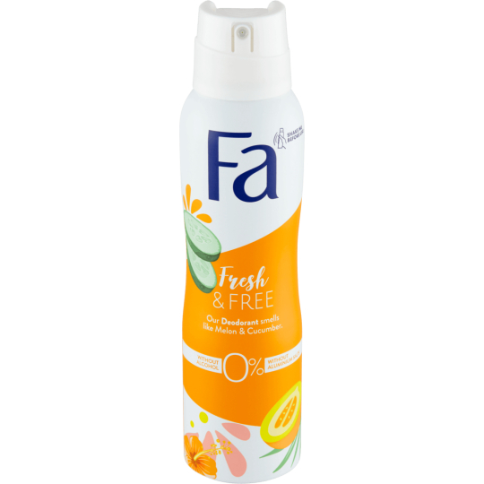 Fa Fresh & Free Cucumber & Melon 48h deodorant sprej pro ženy 150 ml
