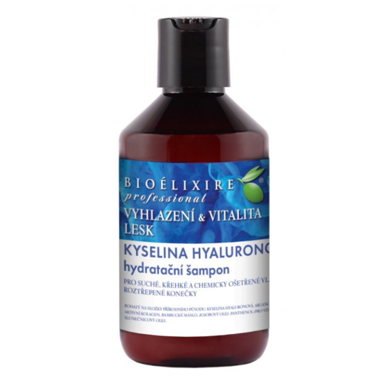 Bioelixire Kyselina Hyaluronová hydratační šampon na vlasy suché, lámavé 300 ml