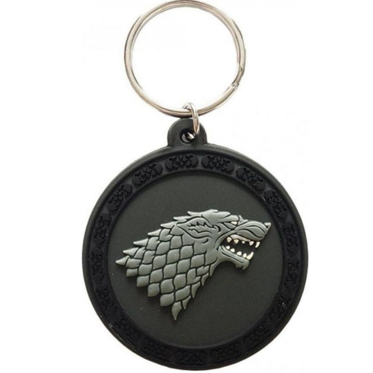 Epee Merch Hra o Trůny Game of Thrones - Stark Klíčenka gumová 4,5 cm
