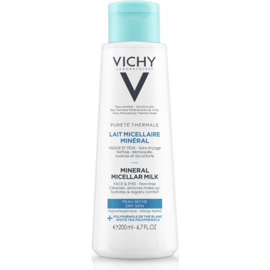 Vichy Pureté Thermale Micelární mléko pro suchou pleť 200 ml