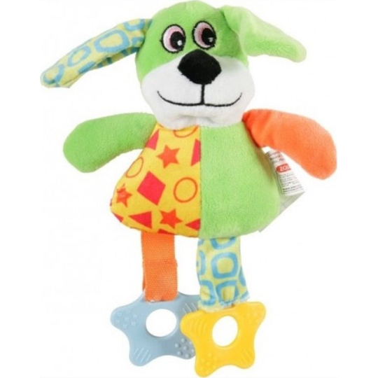 Zolux Plyš Pes zelený pískací hračka pro psy 22 cm