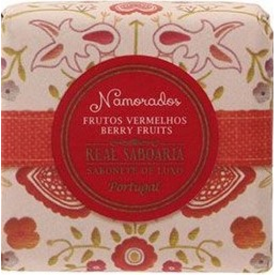 Real Saboaria Berry Fruits luxusní mýdlo s vůní červených bobulí 50 g