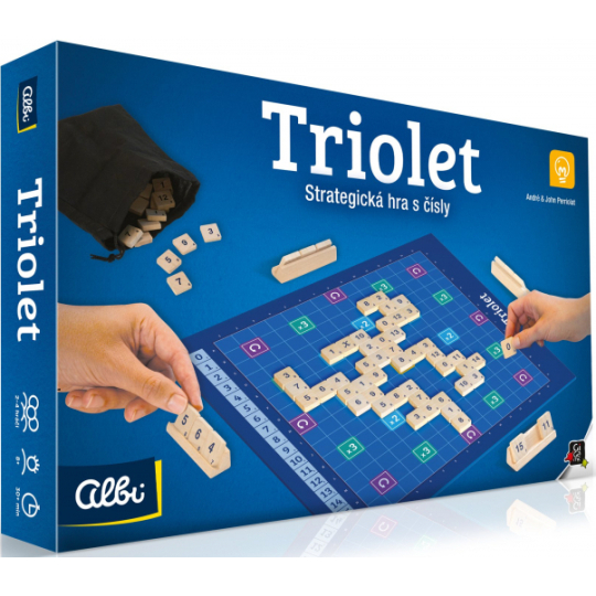 Albi Triolet strategická hra s čísly doporučený věk 8+