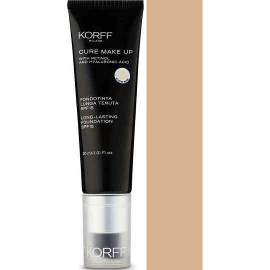 Korff Cure Make Up Long-lasting Foundation SPF15 dlouhotrvající make-up 02 Almond 30 ml