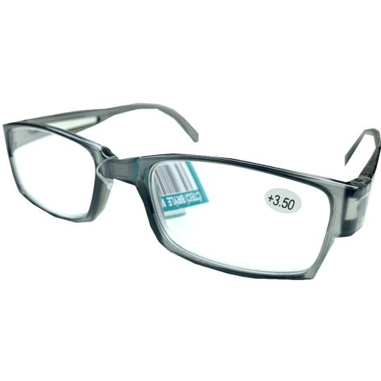 Berkeley Čtecí dioptrické brýle +3,5 plast šedé průhledné 1 kus MC2206