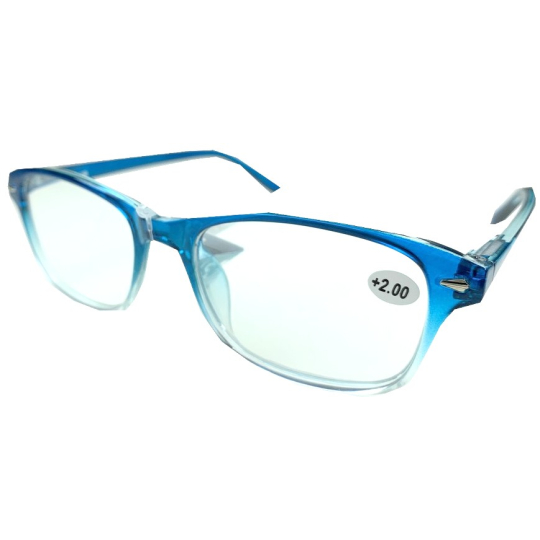 Berkeley Čtecí dioptrické brýle +2,0 plast modré průhledné 1 kus MC2199