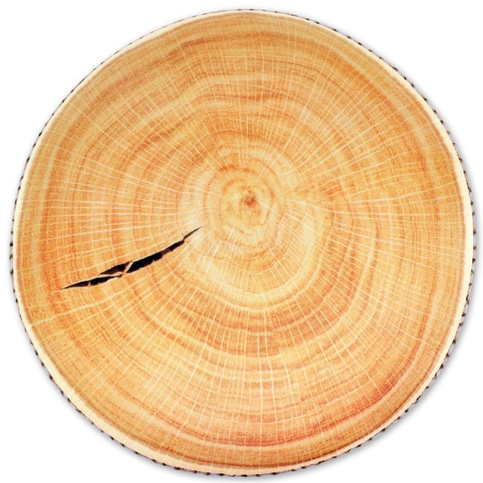 Albi Relaxační polštář kulatý Dřevo 35 cm