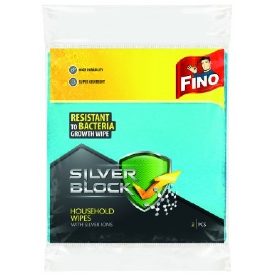 Fino Silver Block prachovka s ionty stříbra 2 kusy