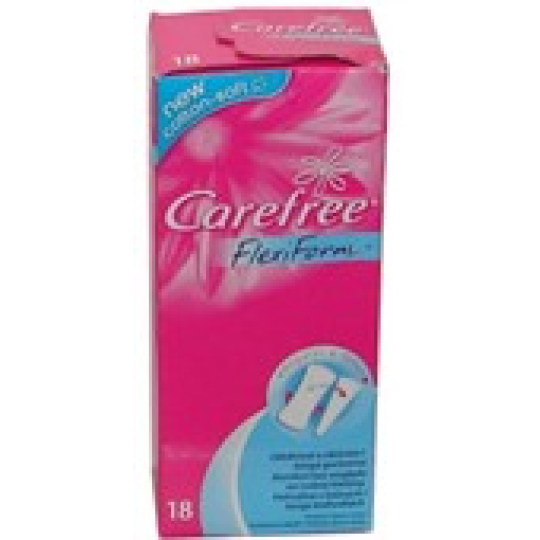 Carefree FlexiForm slipové intimní vložky 18 kusů
