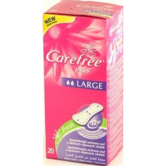 Carefree Plus Large Fresh slipové intimní vložky 20 kusů