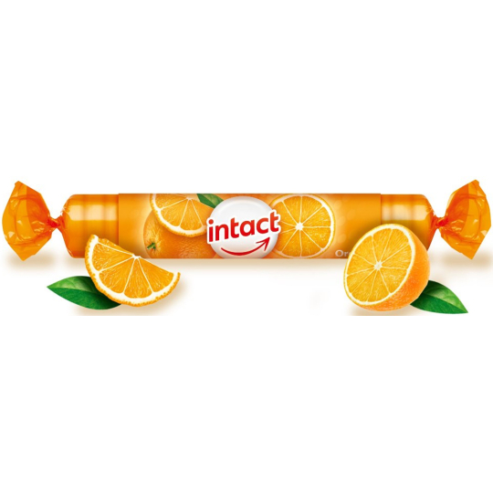 Intact Pomeranč hroznový cukr s vitaminem C 40 g