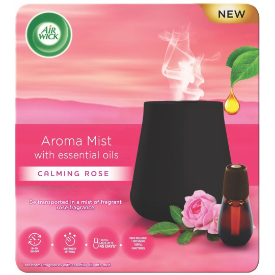 Air Wick Aroma Mist Uklidňující růže aroma difuzér s náplní 20 ml