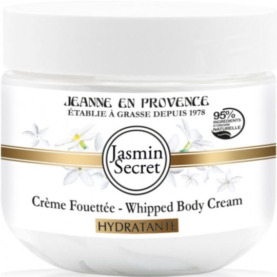 Jeanne en Provence Jasmin Secret - Tajemství Jasmínu našlehaný tělový krém 150 g