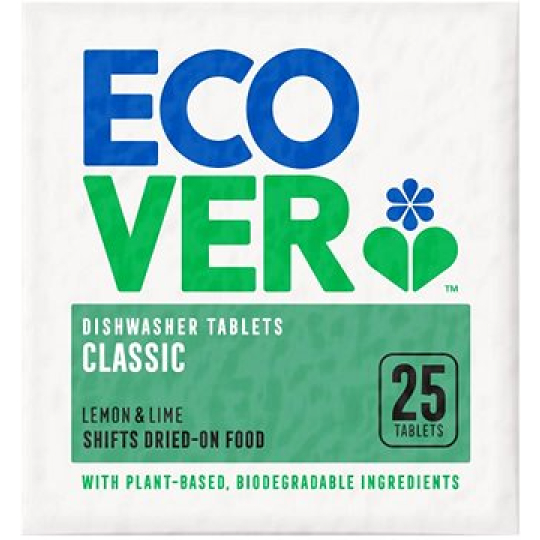 ECOVER Dishwasher Tablets Classic Citron & Limetka ekologické tablety do myčky nádobí 25 kusů