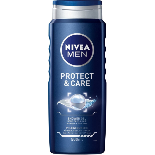 Nivea Men Protect & Care sprchový gel na tělo, tvář a vlasy 500 ml