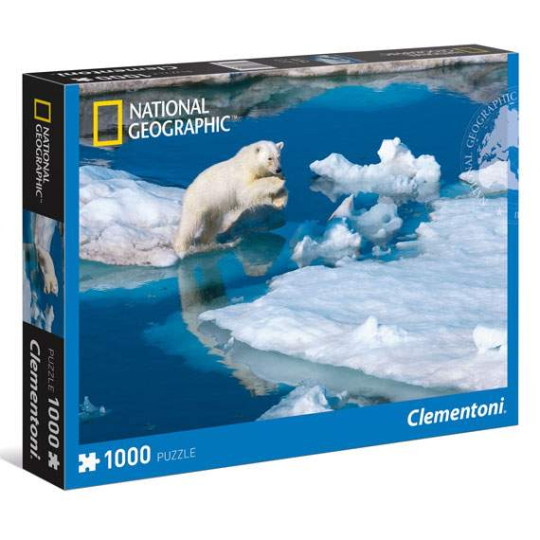 Clementoni Puzzle Lední medvěd 1000 dílků, doporučený věk 9+