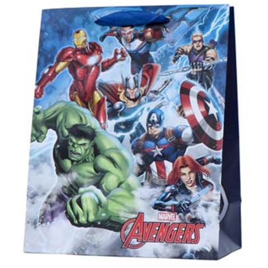 Ditipo Dárková papírová taška 26,4 x 12 x 32,4 cm Avengers
