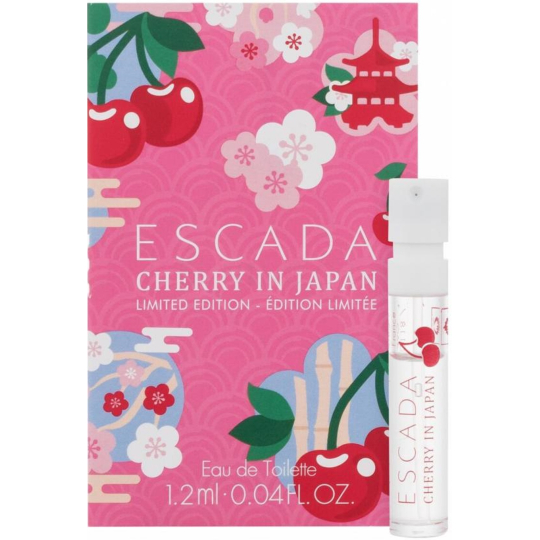 Escada Cherry in Japan toaletní voda pro ženy 1,2 ml s rozprašovačem, vialka