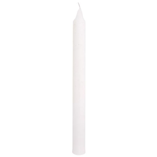 VeMDom Bílá svíčka kónická 21 x 170 mm 1 kus