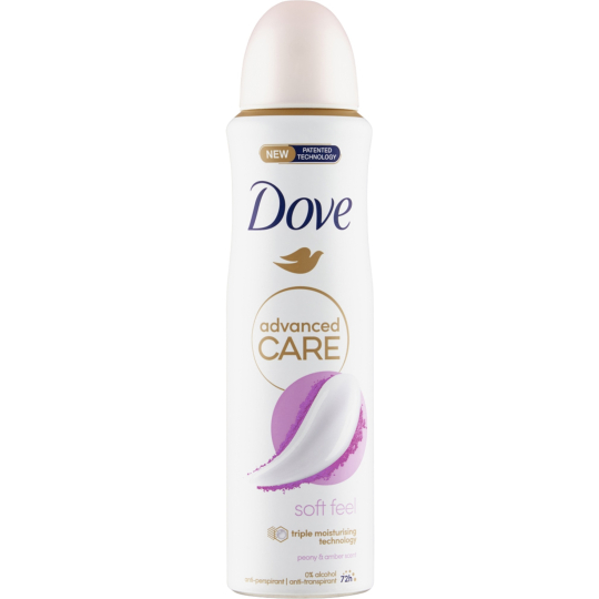 Dove Advanced Care Soft Feel antiperspirant deodorant sprej 150 ml