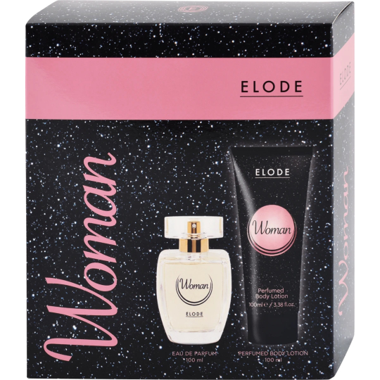 Elode Woman parfémovaná voda 100 ml + tělové mléko 100 ml, dárková sada pro ženy