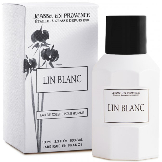 Jeanne en Provence Lin Blanc - Květ bavlníku toaletní voda pro muže 100 ml