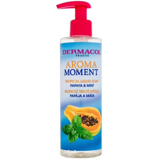 Dermacol Aroma Moment Papája & Máta tekuté mýdlo 250 ml dávkovač
