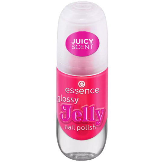 Essence Glossy Jelly lak na nehty s vůní a vysokým leskem 02 Candy Gloss 8 ml