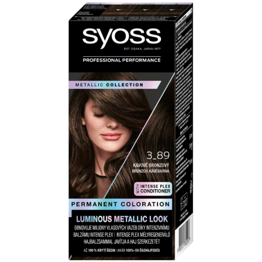 Syoss Professional barva na vlasy 3-89 Kávově bronzový