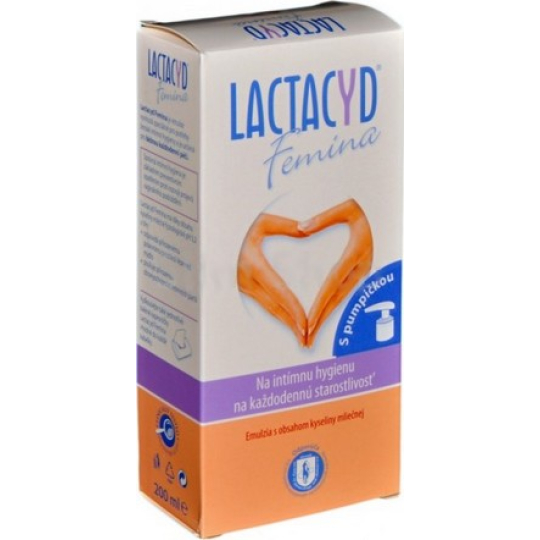 Lactacyd Femina mycí emulze pro intimní hygienu s pumpičkou 200 ml