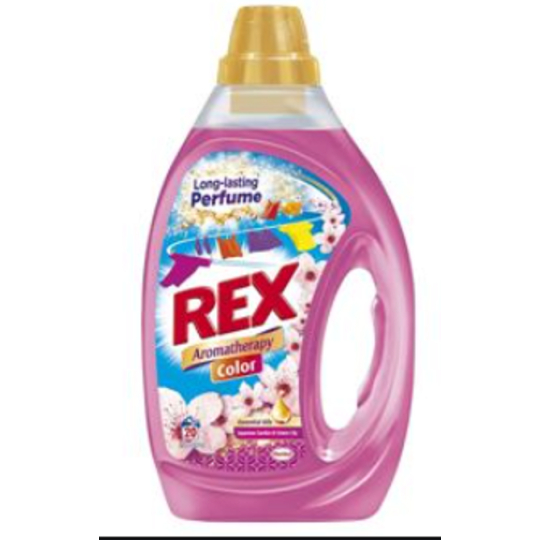 Rex Japanese Garden & Water Lily Aromatherapy Color gel na praní barevného prádla 20 dávek 1 l
