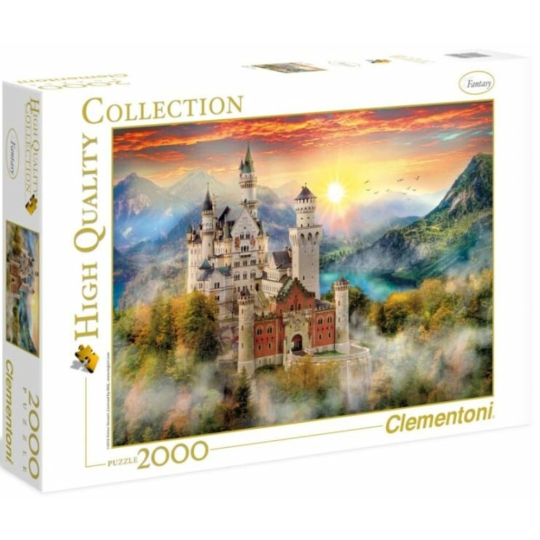 Clementoni Puzzle Neuschwanstein 2000 dílků, doporučený věk 10+
