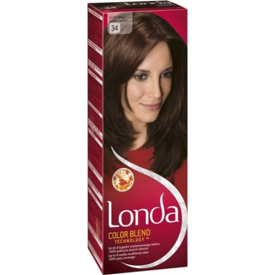 Londa Color Blend Technology barva na vlasy 34 zlatohnědá