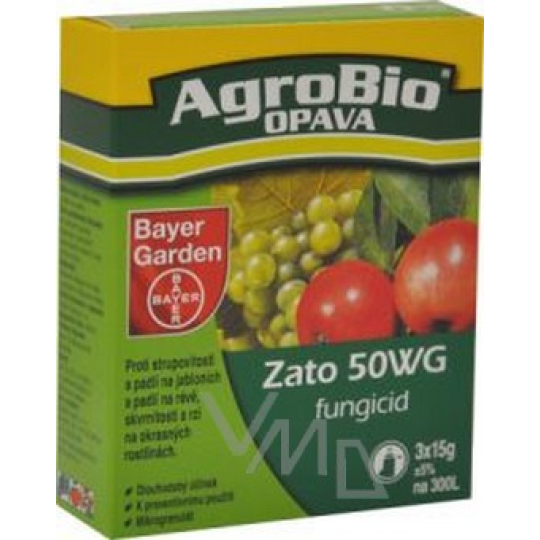 Bayer Garden Zato 50WG postřikový fungicid na ochranu rostlin 3 x 1,5 g