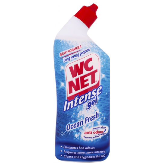Wc Net Bleach gel Ocean Fresh gelový čistič Wc a koupelny 750 ml
