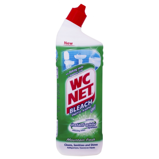 Wc Net Bleach gel Mountain Fresh gelový čistič Wc a koupelny 750 ml