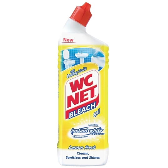 Wc Net Bleach gel Lemon Fresh gelový čistič Wc a koupelny 750 ml