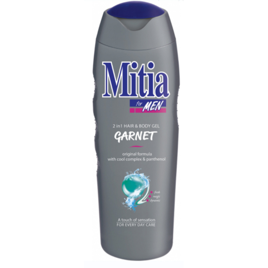 Mitia Men Garnet 2v1 sprchový gel a šampon na vlasy 400 ml