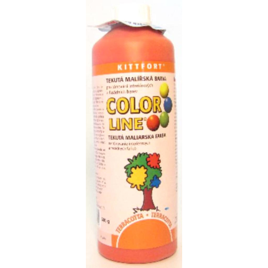 Kittfort Color Line tekutá malířská barva Terracotta 500 g