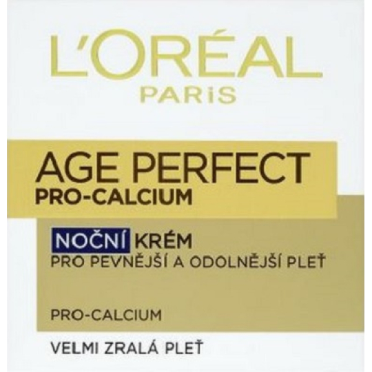 Loreal Paris Age Re-Perfect Pro-Calcium noční krém pro pevnější a odolnější pleť 50 ml