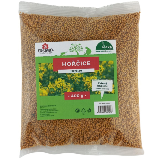 Rosteto Hořčice semínko pro zelené hnojení 400 g
