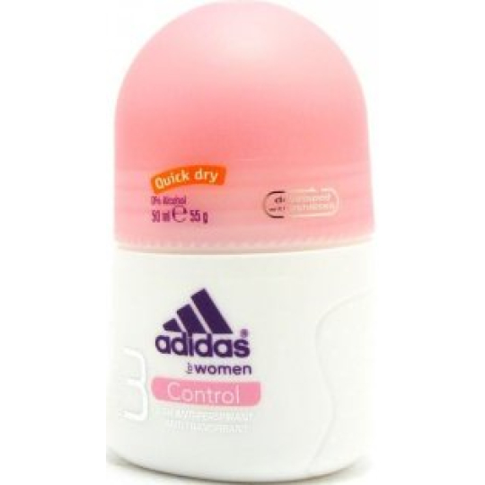 Adidas Action 3 Control kuličkový antiperspirant deodorant roll-on pro ženy 50 ml