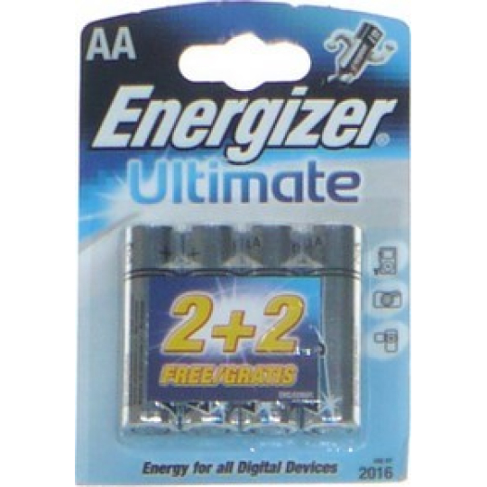 Energizer AA LR6 1,5V Ultimate baterie 2 + 2 kusy