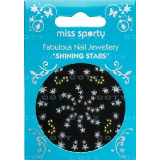 Miss Sporty Shining Star Ozdoby na nehty 32 kusů