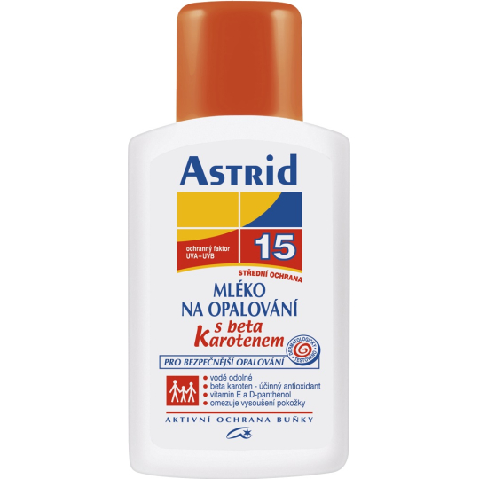 Astrid F15 Beta-karoten Mléko na opalování 200 ml