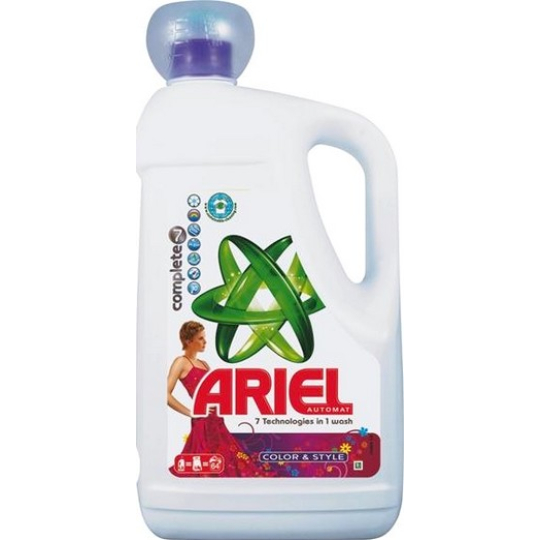 Ariel Complete 7 Color & Style Aromatherapy tekutý prací gel na barevné prádlo 4,5 l