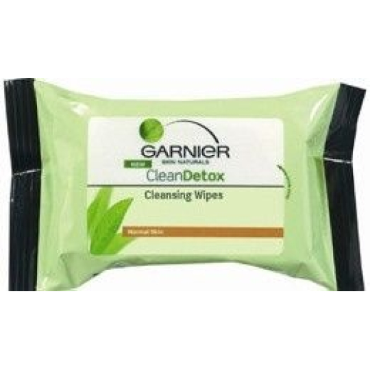Garnier Skin Naturals Nutriskin detoxikační s vitamínem E odličovací ubrousky 25 kusů