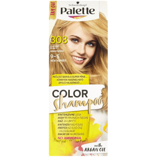 Schwarzkopf Palette Color tónovací barva na vlasy 308 - Zlatavě plavý