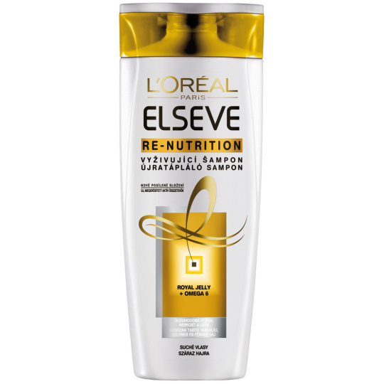 Loreal Paris Elseve Re-Nutrition vyživující šampon pro suché a vysušené vlasy 250 ml