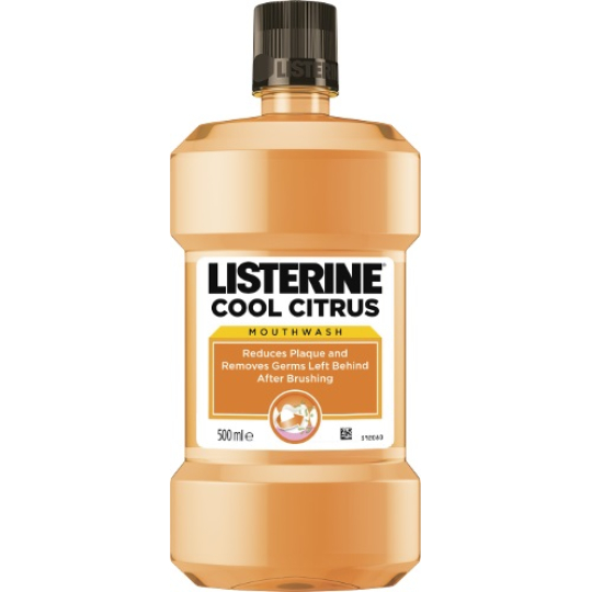 Listerine Cool Citrus ústní voda antiseptická 500 ml